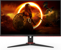 Монитор AOC Q24G2A-BK, 23.8" 2560x1440 IPS, 350 nits, 165Hz, 4ms, HDMI, DP