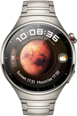 Смарт часовник Huawei Watch 4 Pro, Medes-L29M, 1.5" Amoled, 466 x 466, 780mAh, Титаниум