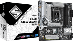 Дънна платка ASROCK MB Desktop B760M Steel Legend, LGA1700, 4x DDR5, 6x USB 2.0, HDMI, DP