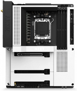Дънна платка Дънна платка NZXT N7 B650E White AM5, DDR5, WiFi 6E, PCIe 5.0