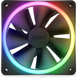 Вентилатор NZXT F120 RGB Duo, Черен