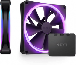 Комплект вентилатори NZXT F140 RGB Duo Black2бр, RGB Контролер