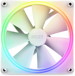 Вентилатор NZXT F140 RGB Duo, Бял