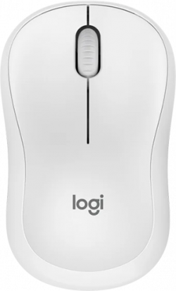 Мишка Logitech M240 Bluetooth, 4000 dpi, 3 бутона, бял цвят