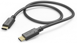 Кабел/адаптер HAMA Кабел USB-C мъжко &ndash; USB-C мъжко, 1.5м,480Mb-s, позлатени конектори