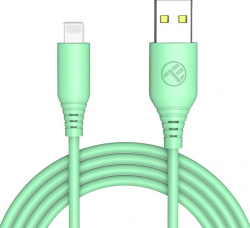 Кабел/адаптер Tellur кабел за данни, USB-A - Lightning, 1 м, зелен