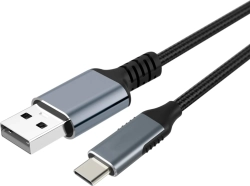 Кабел/адаптер VCom Кабел USB 3.1 Micro type C - USB 2.0 AM Black