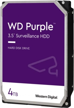 Хард диск WD Purple, 4TB, 5400rpm, 256MB, SATA 3, WD43PURZ