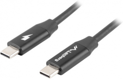 Кабел/адаптер Lanberg USB-C M-M 2.0 cable 0.5m Quick Charge 4.0, black