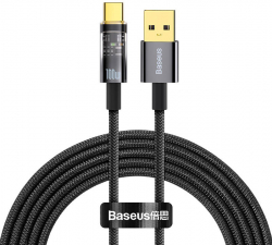 Кабел/адаптер Кабел Baseus CATS000301 USB към USB Type C 100W 2м - черен