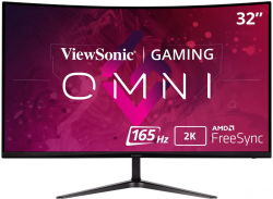 Монитор Viewsonic VX3218C-2K 32" 2560 x 1440 QHD, LED, VA 165Hz, 1ms, 2x HDMI 1.4, DP