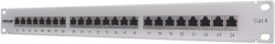 Пач панел INTELLINET 720014 :: Cat.6, Patch панел, 24-портов, FTP, сив