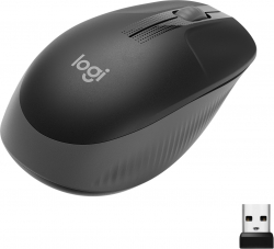 Мишка  Безжична компютърна мишка Logitech M190 Черна 