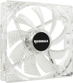 Вентилатор  Вентилатор за компютърна кутия Raidmax RF-120LU, 500-2000 об/мин, 120мм 