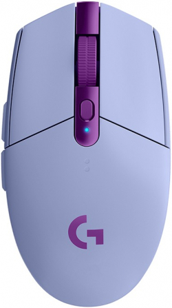 Мишка  Гейминг безжична компютърна мишка Logitech G305 Лилава 