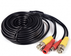 Кабел/адаптер  Готов коаксиален кабел с BNC и Захранващи конектори 10м. 
