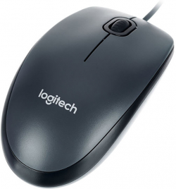 Мишка  Компютърна мишка с кабел Logitech M90 черна 