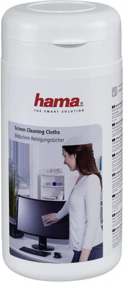 Почистващ продукт  Почистващи кърпи за екрани HAMA 113806 