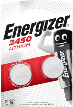 Батерия Бутонна батерия литиева GP CR-2450 3V 2 бр. в блистер - цена за 2 бр.- GP