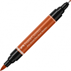 Канцеларски продукт Faber-Castell Маркер Pitt Artist Dual, № 188, сангин