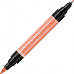 Канцеларски продукт Faber-Castell Маркер Pitt Artist Dual, № 189, канела