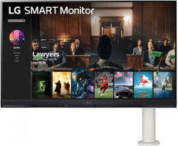 Монитор LG 32SQ780S-W 31.5" 3840 x 2160 UHD 4K, LED, VA, 5ms, 65Hz, 2x HDMI, 3x USB 2.0