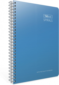 Gipta Тетрадка The book, бяла хартия, широки редове, твърда корица, A4, 100 листа