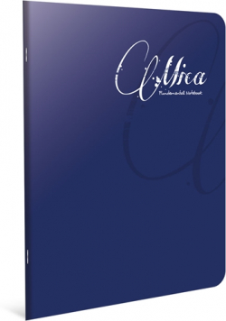 Gipta Тетрадка Mica, А5, бяла хартия, малки квадратчета, PP корица, 40 листа