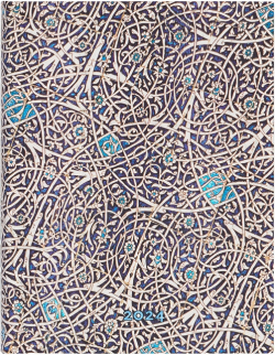 Канцеларски продукт Paperblanks Планер Granada Turquoise, Ultra, хоризонтален, твърда корица, 80 листа
