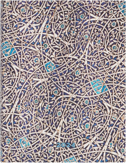 Канцеларски продукт Paperblanks Планер Granada Turquoise, Ultra, вертикален, твърда корица, 80 листа