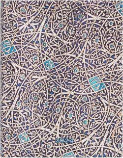 Канцеларски продукт Paperblanks Планер Granada Turquoise, Ultra, Verso, твърда корица, 80 листа