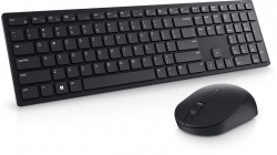 Клавиатура Dell Комплект клавиатура и мишка Pro KM5221W, безжични, черни