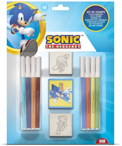 Multiprint Комплект Sonic, с 2 печата и 8 флумастера