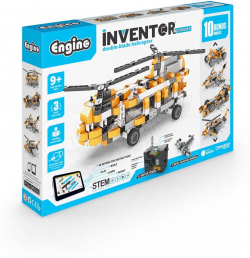 Продукт Engino Конструктор Inventor Motorized - Хеликоптер, 10 в 1