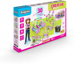 Продукт Engino Конструктор Creative Builder, 30 модела за момичета