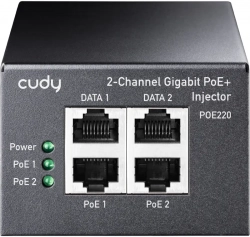 Мрежов продукт Cudy POE220, 4х 10/100/1000Mbps, PoE, 2x 30W, 802.3at/at,