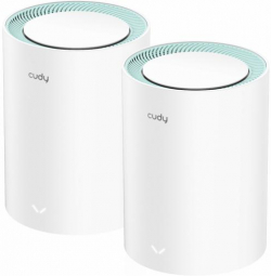 Безжични WiFi Mesh системa Cudy M1300, 2-pack, AC1200 Dual Band, 2.4-5 GHz, 300 - 867 Mbp