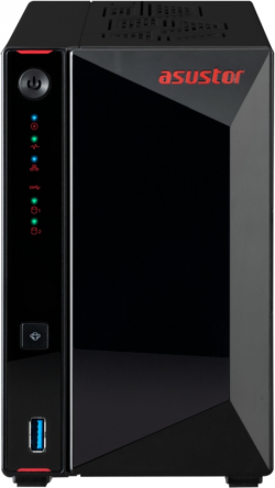 Мрежов сторидж (NAS/SAN) Asus Asustor Nimbustor AS5402T, 2 Bay NAS, Quad-Core 2.0GHz CPU, Dual 2.5GbE