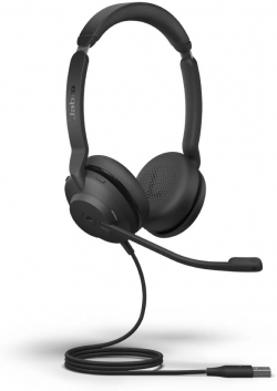 Слушалки Jabra Evolve2 30 SE стерео слушалки, USB-A, MS, черен