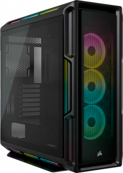 Кутия Corsair iCUE 5000T RGB Tempered Glass Mid-Tower , черен