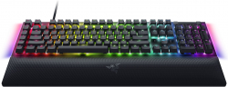 Клавиатура Геймърска Razer BlackWidow V4, геймърска, с кабел, механични суичове, черен