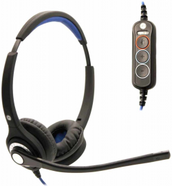 Слушалки JPL 502S-USB стерео слушалки, USB-A, MS, UC, черен