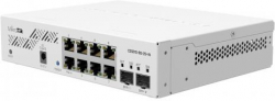 Комутатор/Суич MikroTik CSS610-8G-2S+IN, 8 x Gigabit Ethernet ports, 2 x SFP, PoE in
