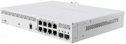 Комутатор/Суич MikroTik CSS610-8P-2S+IN, 8х 1000 Mbps, PoE, 2x SFP, 802.3af, 802.3at, SwitchOS
