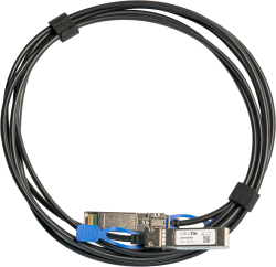 SFP Модул Кабел MikroTik XS+DA0001, SFP 1G - SFP+ 10G, 1m
