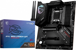 Дънна платка MSI MPG B650 Carbon WiFi, ATX, Socket AM5, 4x DDR5, 3x PCI-E x16 slots, 4x M.2 slots