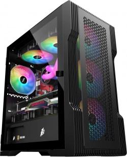 1stPlayer кутия Case mATX - TRILOBITE T3 Mesh Black
