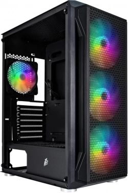 Кутия 1stPlayer кутия Case ATX - Firebase X5 RGB - 4 fans included
