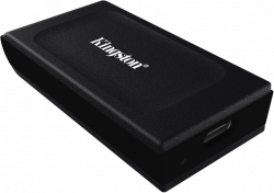 Хард диск / SSD Kingston 1TB Portable SSD XS1000, USB 3.2 Gen 2, черен цвят