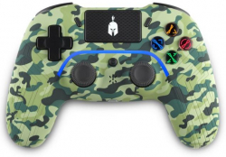 Мултимедиен продукт Spartan Gear Aspis 4, PC, PS4, Wireless, USB, 600 mA/h, Камуфлаж